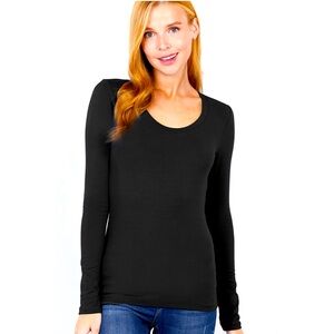 🆕SACRED THREADS: Simple Long Sleeve Blouse in Black: Size OS/Small